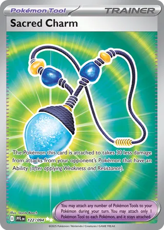 Sacred Charm 122/94 — Phantasmal Flames (English Pokémon TCG card)