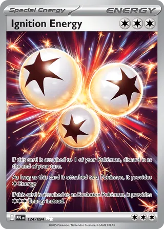 Ignition Energy 124/94 — Phantasmal Flames (English Pokémon TCG card)