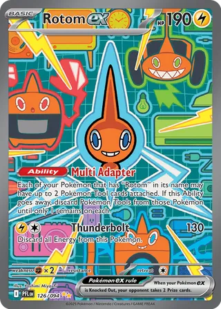 Rotom ex 126/94 — Phantasmal Flames (English Pokémon TCG card)