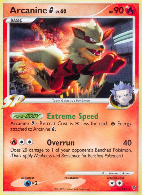 Arcanine G 015/153 — Supreme Victors (Italian Pokémon TCG card)