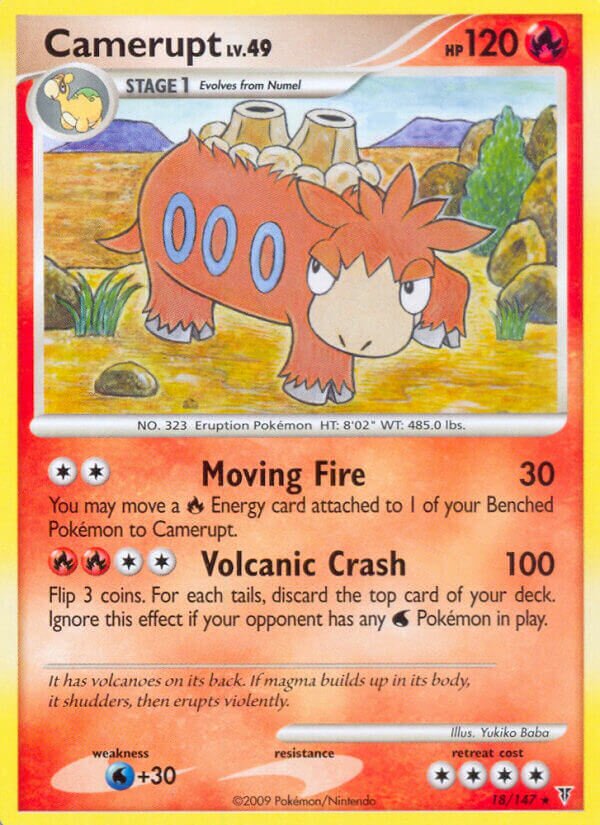 Camerupt 018/153 — Supreme Victors (Italian Pokémon TCG card)