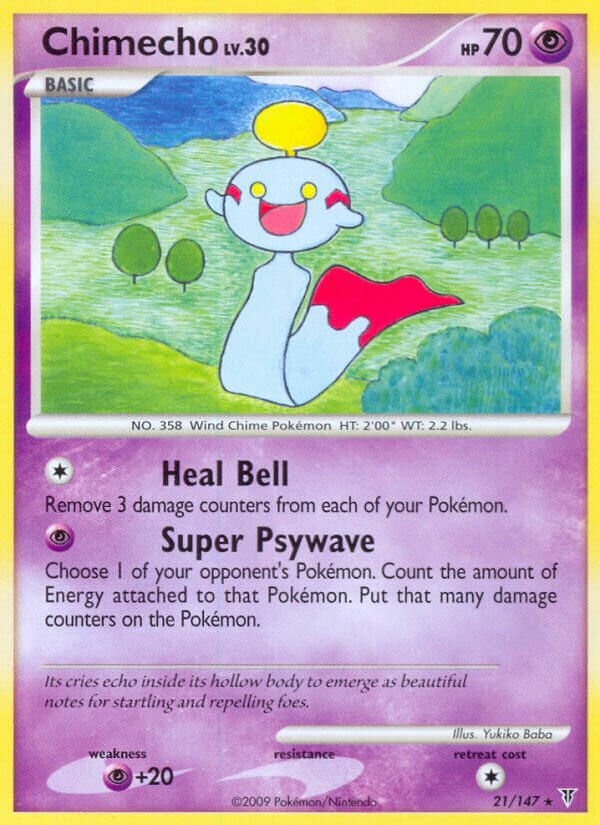 Chimecho 021/153 — Supreme Victors (Italian Pokémon TCG card)