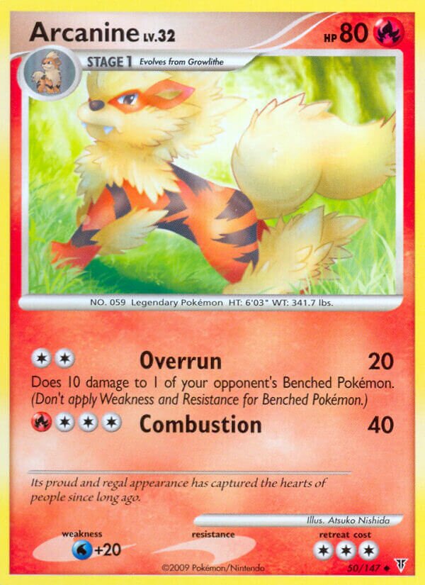 Arcanine 050/153 — Supreme Victors (Italian Pokémon TCG card)