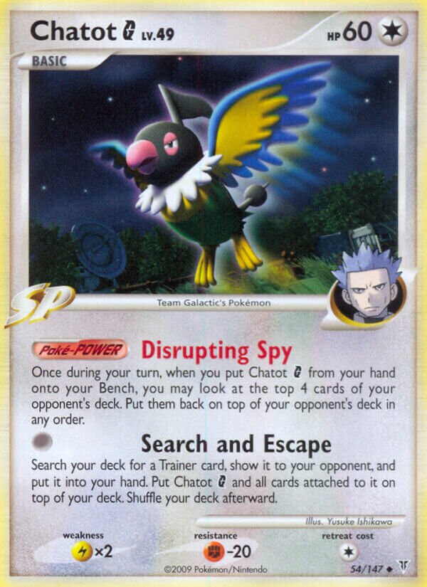 Chatot G 054/153 — Supreme Victors (Italian Pokémon TCG card)
