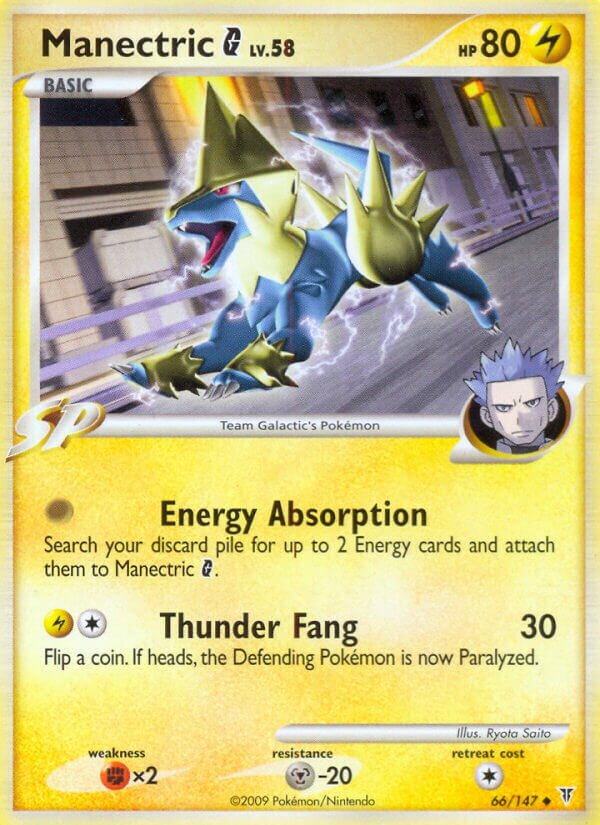 Manectric G 066/153 — Supreme Victors (Italian Pokémon TCG card)