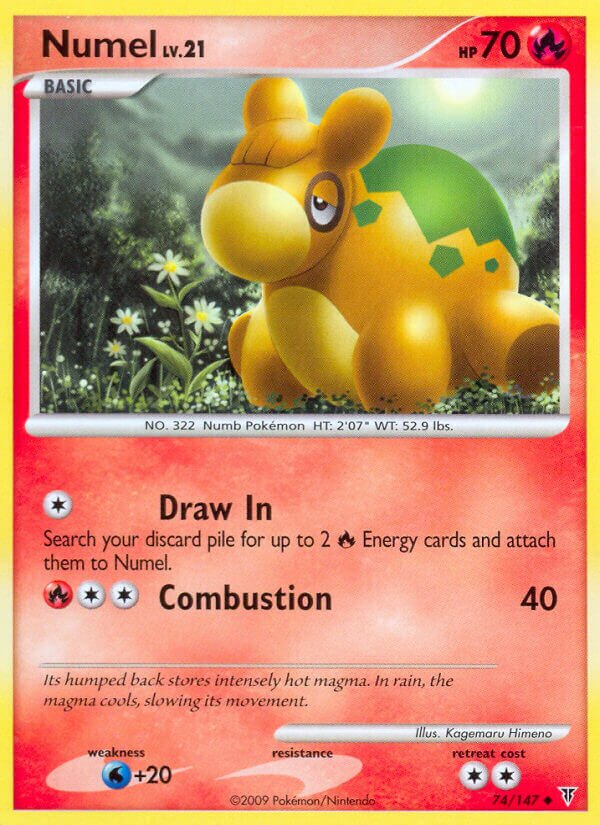 Numel 074/153 — Supreme Victors (Italian Pokémon TCG card)