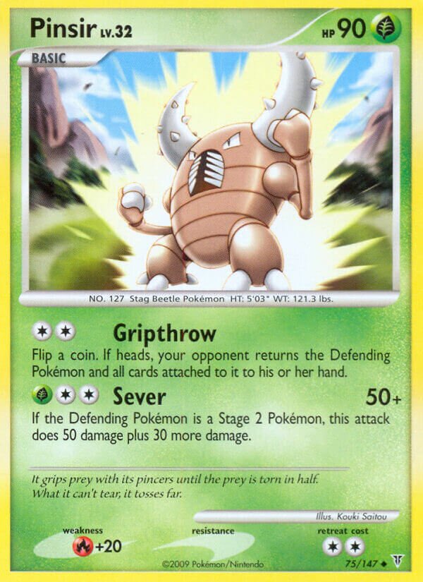 Pinsir 075/153 — Supreme Victors (Italian Pokémon TCG card)