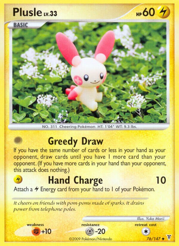 Plusle 076/153 — Supreme Victors (Italian Pokémon TCG card)
