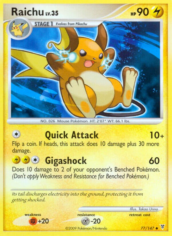 Raichu 077/153 — Supreme Victors (Italian Pokémon TCG card)