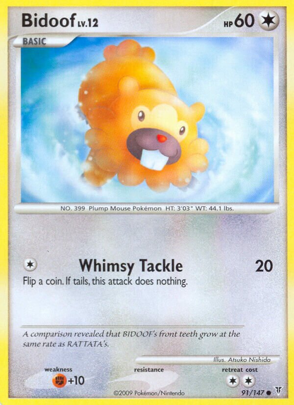 Bidoof 091/153 — Supreme Victors (Italian Pokémon TCG card)