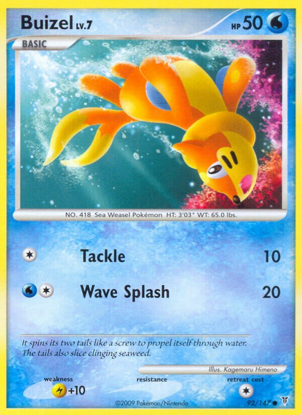 Buizel 092/153 — Supreme Victors (Italian Pokémon TCG card)