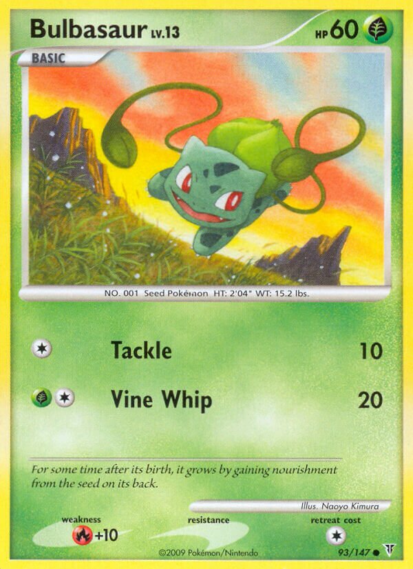 Bulbasaur 093/153 — Supreme Victors (Italian Pokémon TCG card)