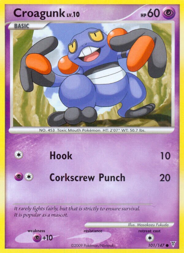 Croagunk 101/153 — Supreme Victors (Italian Pokémon TCG card)