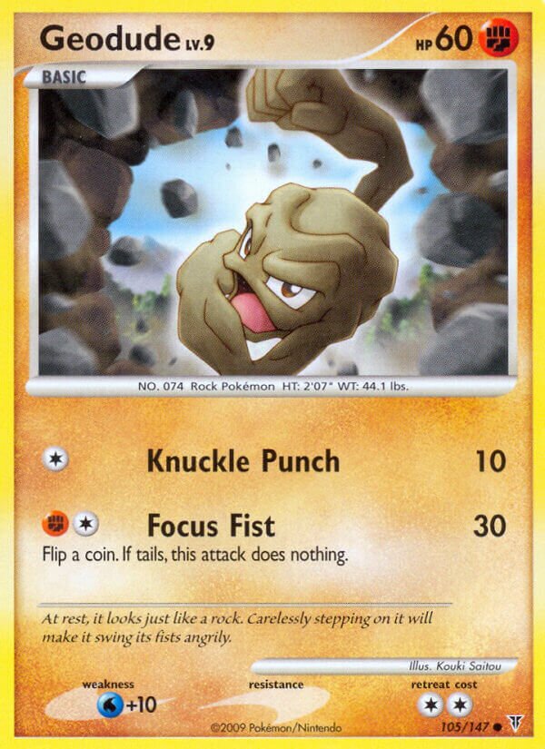 Geodude 105/153 — Supreme Victors (Italian Pokémon TCG card)