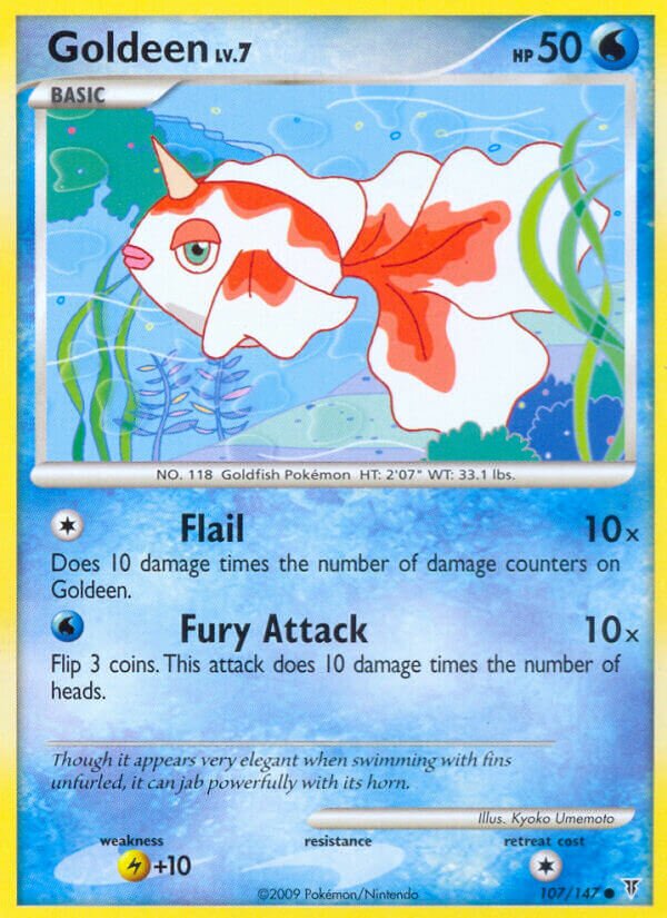 Goldeen 107/147 — Supreme Victors (Italian Pokémon TCG card)