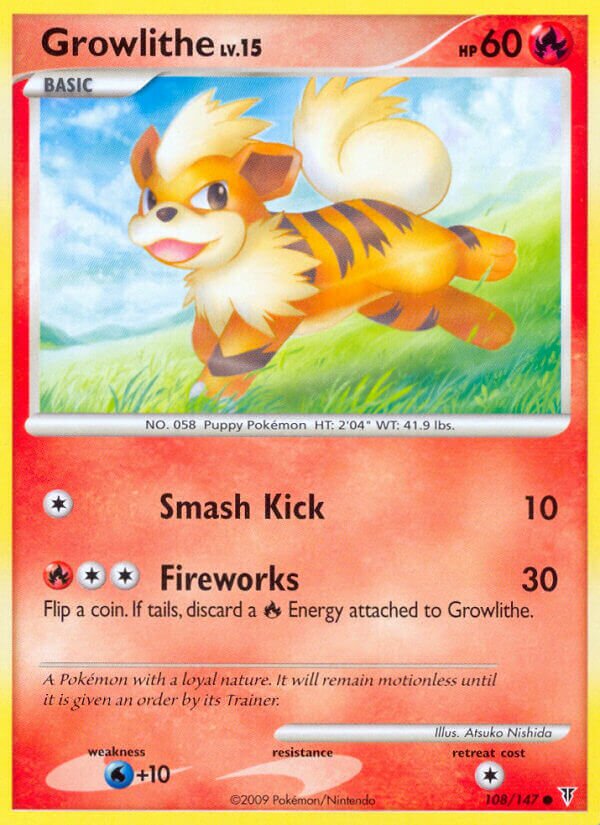 Growlithe 108/153 — Supreme Victors (Italian Pokémon TCG card)
