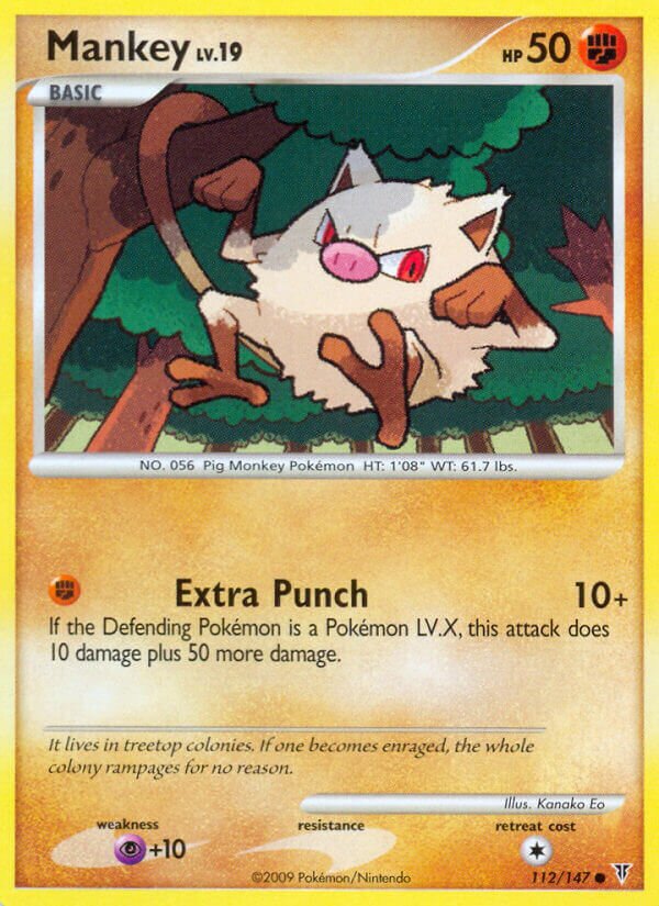 Mankey 112/153 — Supreme Victors (Italian Pokémon TCG card)