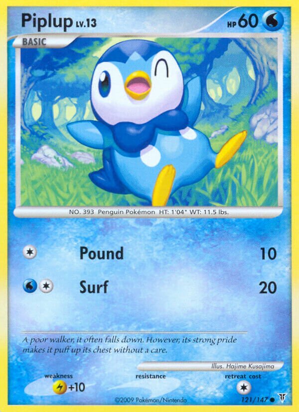 Piplup 121/153 — Supreme Victors (Italian Pokémon TCG card)