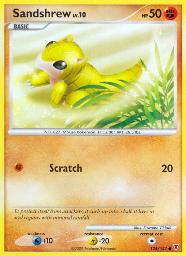 Sandshrew 124/153 — Supreme Victors (Italian Pokémon TCG card)