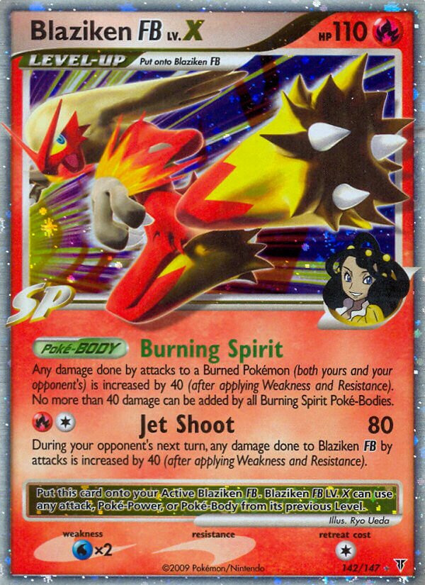 Blaziken FB LV.X 142/153 — Supreme Victors (Italian Pokémon TCG card)