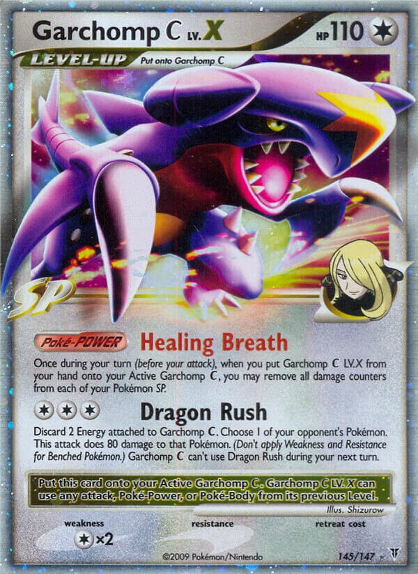 Garchomp C LV.X 145/153 — Supreme Victors (Italian Pokémon TCG card)
