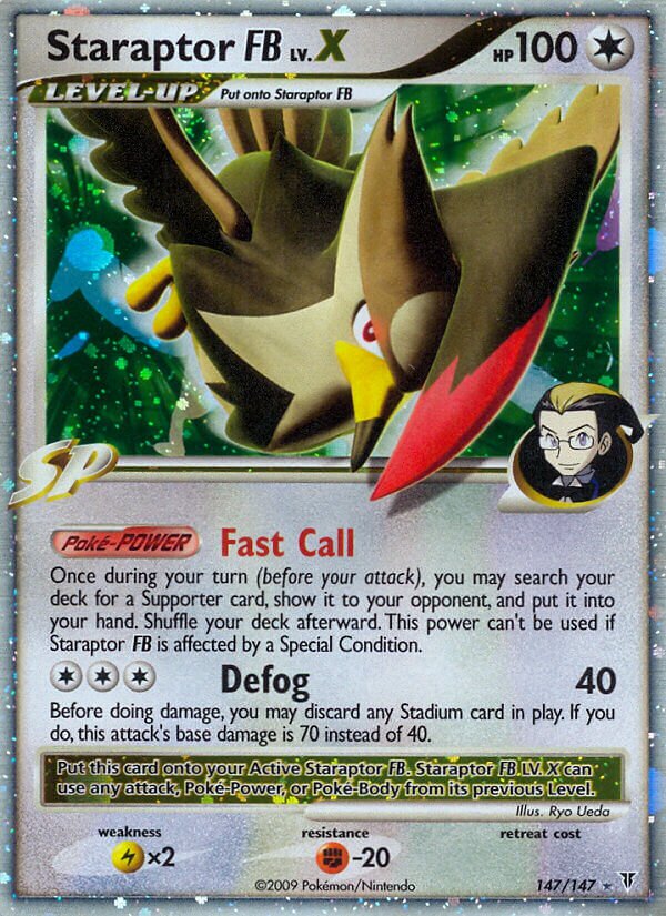 Staraptor FB LV.X 147/153 — Supreme Victors (Italian Pokémon TCG card)
