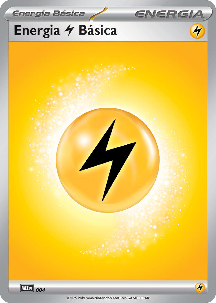 Energia de Raios 004 — Mega Evolution Energies (Portuguese Pokémon TCG card)