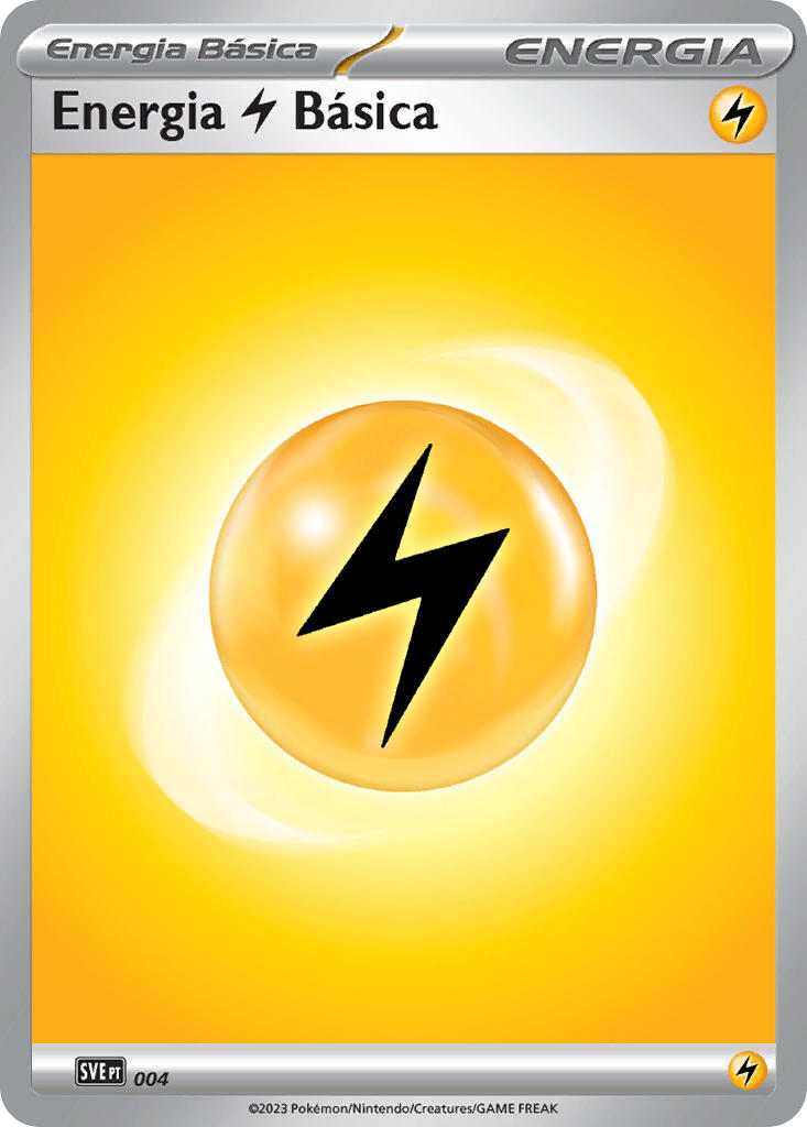 Energia de Raios 004 — Scarlet & Violet Energies (Portuguese Pokémon TCG card)