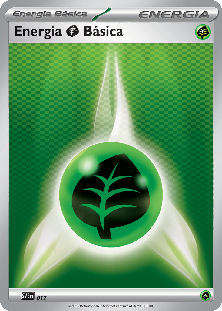 Energia de Grama 017 — Scarlet & Violet Energies (Portuguese Pokémon TCG card)
