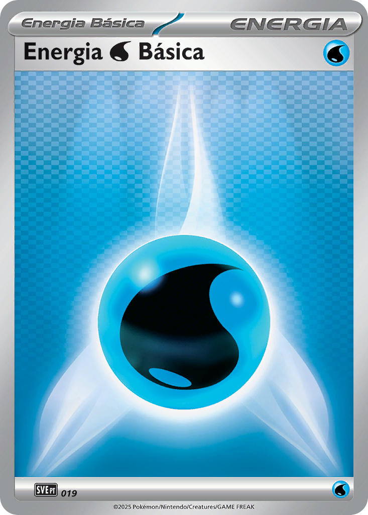 Energia de Água 019 — Scarlet & Violet Energies (Portuguese Pokémon TCG card)