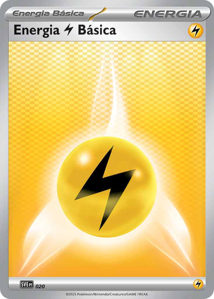 Energia de Raios 020 — Scarlet & Violet Energies (Portuguese Pokémon TCG card)