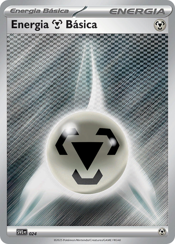Energia de Metal 024 — Scarlet & Violet Energies (Portuguese Pokémon TCG card)
