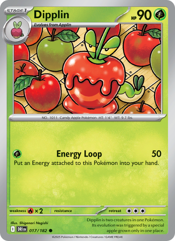 Dipplin 017/182 — Destined Rivals (English Pokémon TCG card)