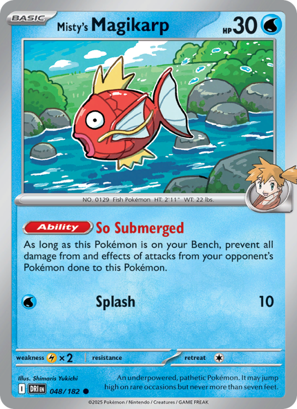 Misty's Magikarp 048/182 — Destined Rivals (English Pokémon TCG card)