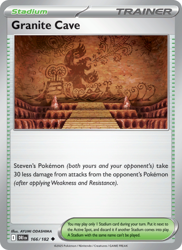 Granite Cave 166/182 — Destined Rivals (English Pokémon TCG card)