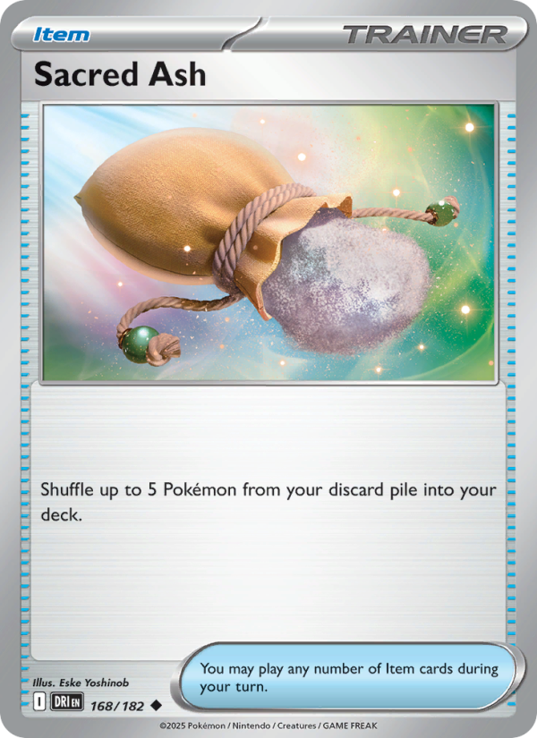 Sacred Ash 168/182 — Destined Rivals (English Pokémon TCG card)