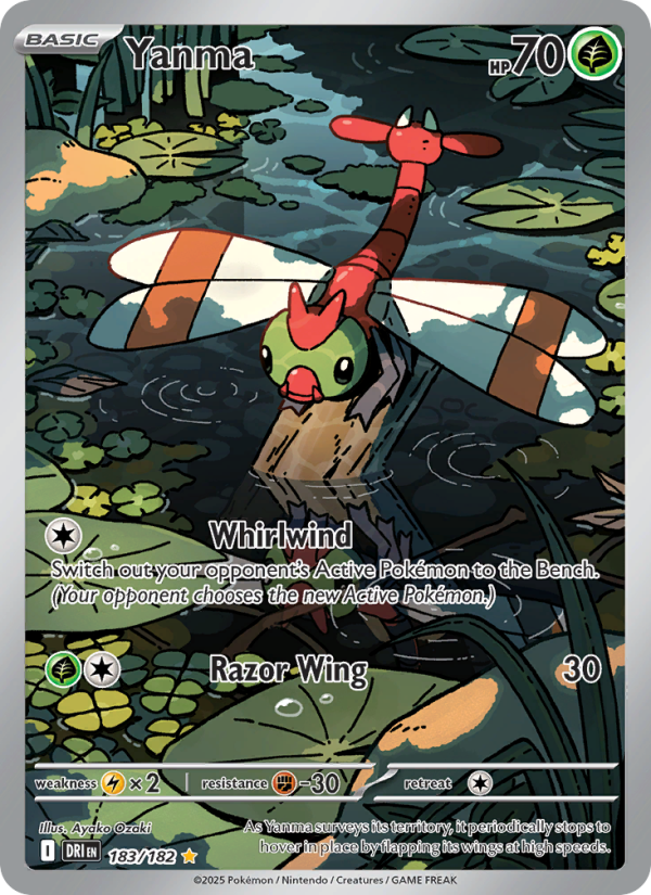 Yanma 183/182 — Destined Rivals (English Pokémon TCG card)