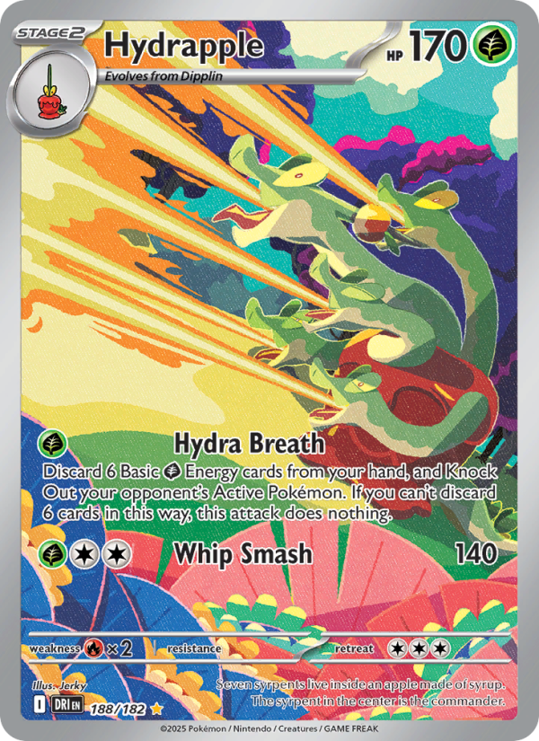 Hydrapple 188/182 — Destined Rivals (English Pokémon TCG card)