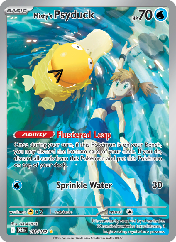 Misty's Psyduck 193/182 — Destined Rivals (English Pokémon TCG card)