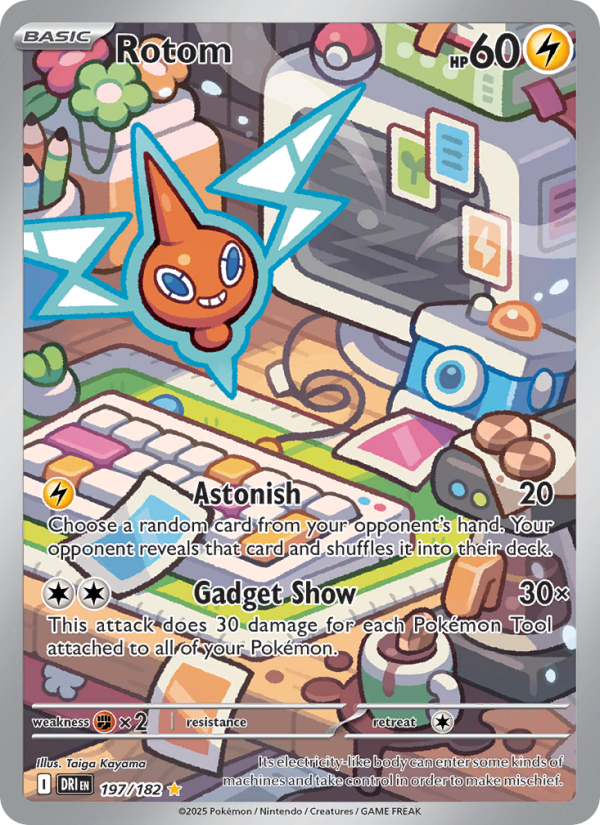 Rotom 197/182 — Destined Rivals (English Pokémon TCG card)