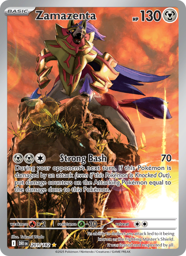 Zamazenta 201/182 — Destined Rivals (English Pokémon TCG card)