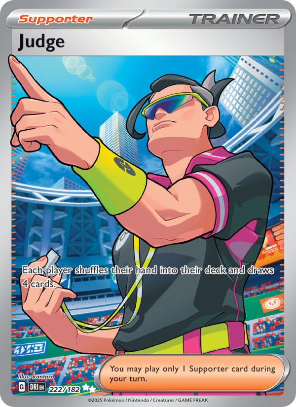 Judge 222/182 — Destined Rivals (English Pokémon TCG card)