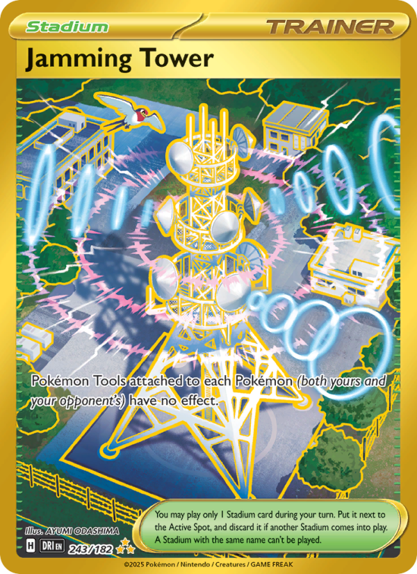 Jamming Tower 243/182 — Destined Rivals (English Pokémon TCG card)