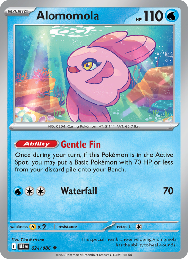 Alomomola 024/86 — Black Bolt (English Pokémon TCG card)