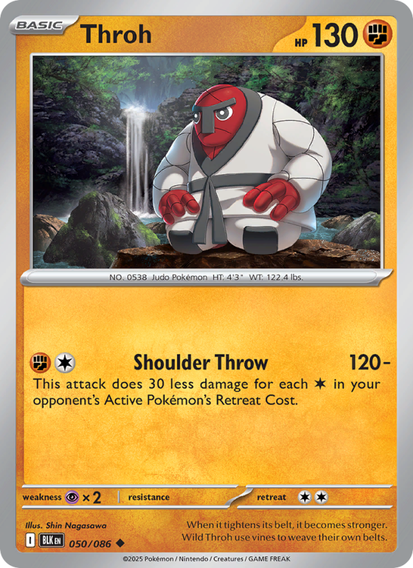 Throh 050/86 — Black Bolt (English Pokémon TCG card)