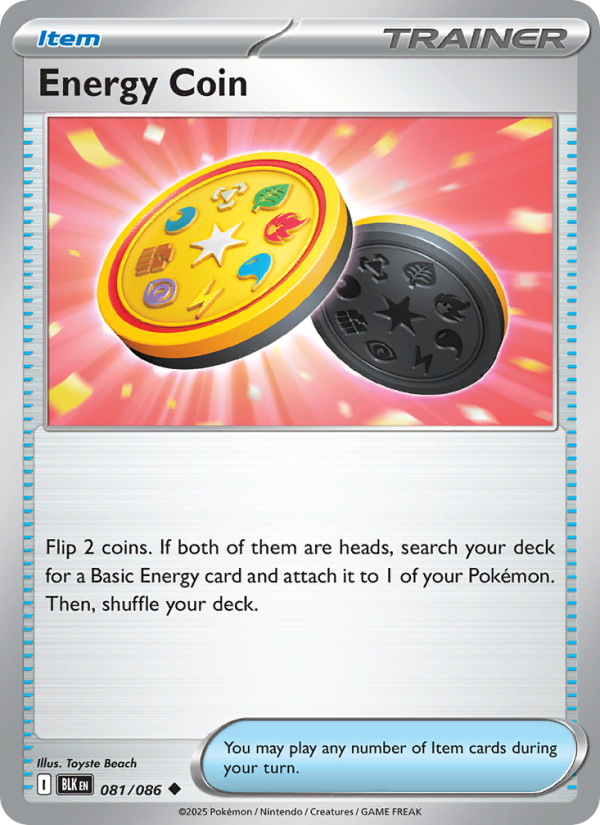 Energy Coin 081/86 — Black Bolt (English Pokémon TCG card)