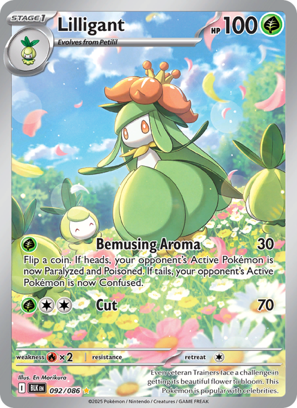 Lilligant 092/86 — Black Bolt (English Pokémon TCG card)
