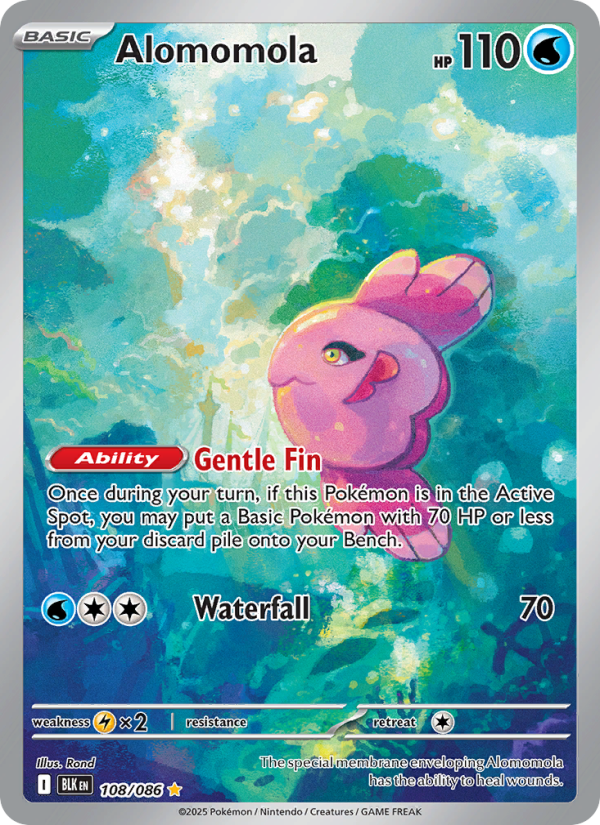 Alomomola 108/86 — Black Bolt (English Pokémon TCG card)