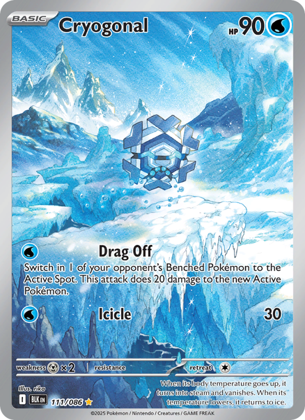Cryogonal 111/86 — Black Bolt (English Pokémon TCG card)