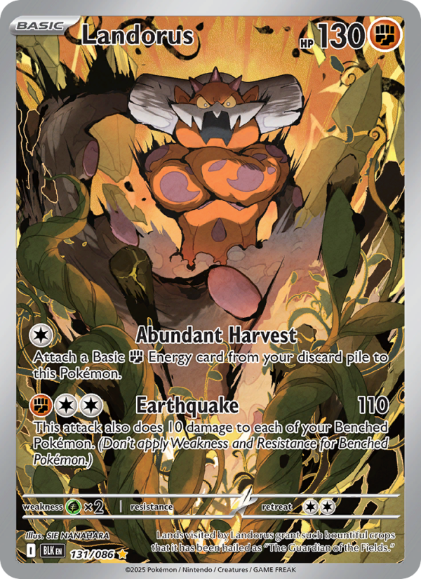 Landorus 131/86 — Black Bolt (English Pokémon TCG card)